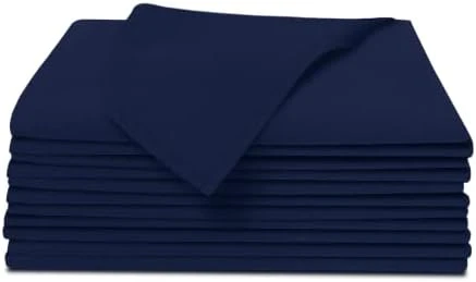 Uxury Cotton Napkins | 20 X 20 Inches, One Dozen, Midnight Blue - Image 10