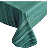 Christmas Satin Stripe No-Iron Soil Resistant Fabric Holiday Tablecloth - Set Of 4 Napkins, Red - Image 11