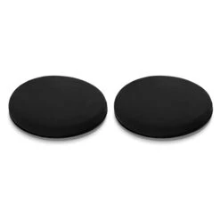 Round Chair Seat Cushions For Chairs Memory Foam Round Chair Pads 16 Inch Set Of 2 Black