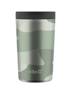 Jones Stainless Steel Travel Coffee Mug - Travel Tea Mug, 11oz, Camo