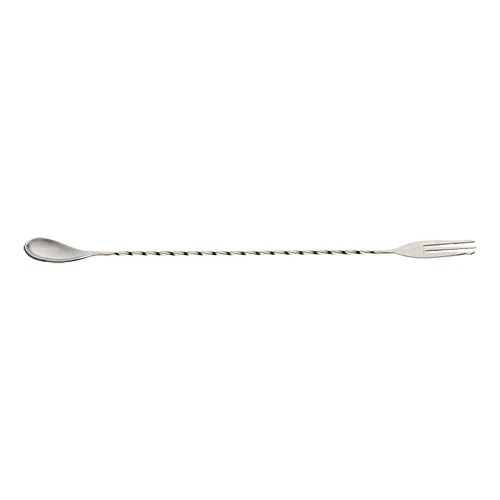Fork Bar Spoon, End 12 3/8" (31.5 Cm), Stainless Steel