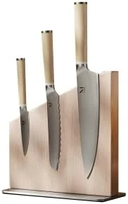 ATERIAL Knife Trio + Stand (Cool Neutral/Walnut) - Image 9