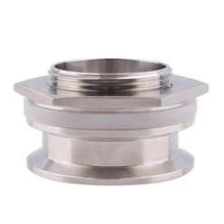 2" Tri Clamp Bulkhead Compression Fitting 304 Stainless Steel Weldless Homebrew Kettle Bulkhead