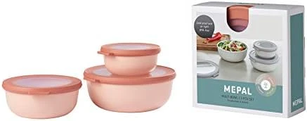 Mepal Set Multi Bowl, Pp/Tpe, Nordic White, One Size - Image 6