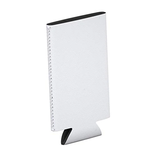 TahoeBay Slim Can Coolers - Blank Neoprene Beer Sleeves (White) - Image 2