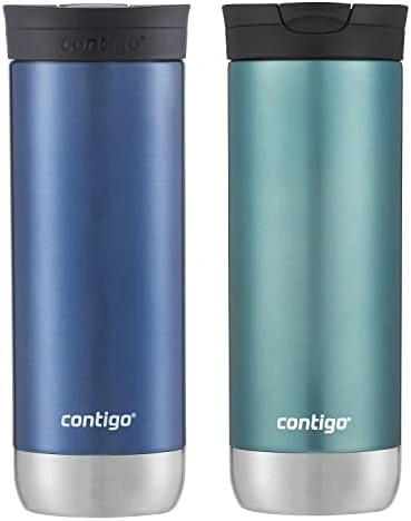 Contigo Huron Vacuum-Insulated Stainless Steel Travel Mug With Leak-Proof Lid, Keeps Drinks Hot Or Cold For Hours, Fits Most Cup Holders And Brewers, 20oz Pink Marble - Image 10