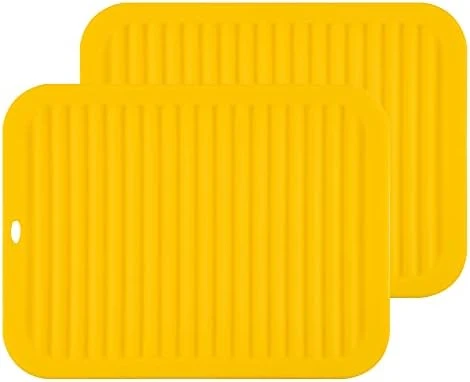 Silicone Trivets For Hot Dishes Pots & Pans, Black Silicone Trivet Mat For Table, Round Pot Holders, Jar Opener & Spoon Rest, Non Slip, Flexible, Durable Heat Resistant Mat Hot Pads Black - Image 4