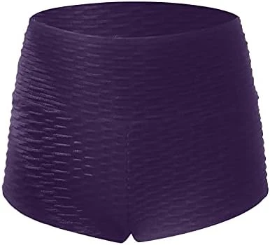 Women's Sexy Ripped Butt Shorts High Waist Yoga Butt Lifting Scrunch Gym Shorts Elastic Active Workout Hot Short Pants - Image 7