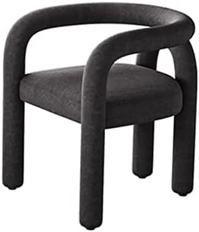 XYMKJ Cosmetic Chair Scandinavian Living Room Furniture Leisure Chair Reclining Dining Chair Cashmere Sofa Armchair Makeup Stool (Color : D, Size : 1 Code) - Image 8