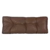 The Gripper Omega Non-Slip Tufted Bench Cushion For Indoor Furniture, Entryway Storage, Bay Window, Corner Nook Or Piano Seat, 43 Inches, 05 Chestnut