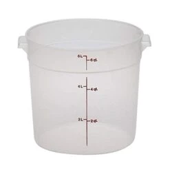 RFS6PP190 6 Qt Round Container Wirh RFSC6PP190 Translucent Lid
