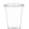 [ZEML] 100 Sets Plastic Cups With Lids, Smoothie Cups, Milkshake Cups - 16 Oz.
