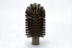 PARTA 45003EC01 Plastic Multi-Purpose Valve Brush, Pipe Brush, Round Brush With Polyester Bristles, Color Coded For Commercial Cleaning, Kitchen, Restaurant, Bathroom, 5.9 X 3 X 5.9 Inches, Brown