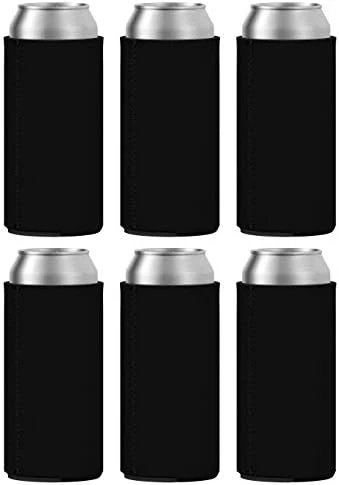 TahoeBay Slim Can Coolers - Blank Neoprene Beer Sleeves (White) - Image 6