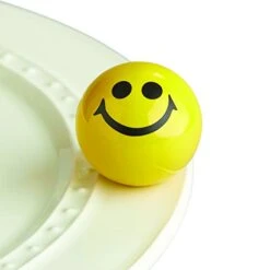 Nora Fleming Hand-Painted Mini: Happy Place (Smile Face) A257