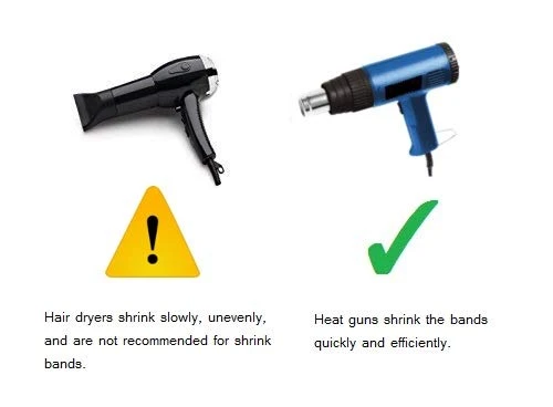 45 X 23 Mm Clear Perforated Shrink Bands Fits Cap Diameter 3/4 To 1 Inch Bundle Of 50 - Image 6