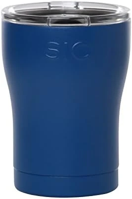 12oz Insulated Travel Tumbler Mug, Premium Double Wall Stainless Steel, Leak Proof BPA Free Lid (Matte Deep Blue) - Image 13