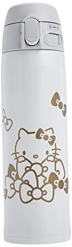 SM-TA48KTWA Stainless Steel Vacuum Insulated Mug, 16-Ounce, Hello Kitty White