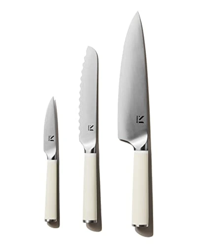 ATERIAL Knife Trio + Stand (Cool Neutral/Walnut) - Image 3