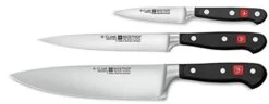 Wüsthof - Three Piece Cook’s Set - 3 1/2" Paring Knife, 6" Utility Knife, And 8" Cook’s Knife (9608)