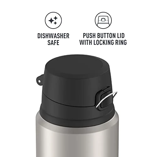 Thermos Stainless King Vacuum-Insulated Drink Bottle, 24 Ounce, Matte Steel - Image 3