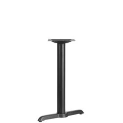 1 Pack 5'' X 22'' Restaurant Table T-Base With 3'' Dia. Table Height Column