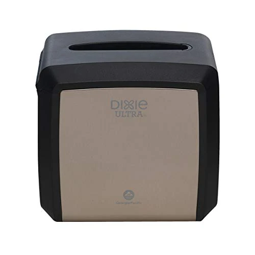 Dixie Ultra Tabletop Interfold Napkin Dispenser By GP PRO (Georgia-Pacific), Black, 54527A, Holds 275 Napkins, 7.600" W X 6.100" D X 7.200" H - Image 7