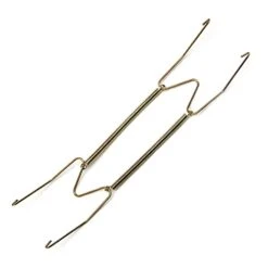 1PCS Plate Hanger 12.01" W Type Stainless Steel Plate Hangers Invisible Wall Hooks For Walls Compatible Decorative Plates Hooks Dish Diaplay Holder Golden