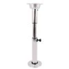 Table Pedestal Stand, Table Pedestal Kit With Top & Bottom Base 22"-28" Height Adjustable, Aluminum Table Leg & Base Pedestal Stand For Marine Boat Caravan Motorhome