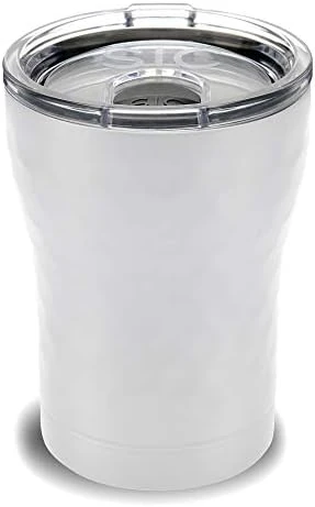 12oz Insulated Travel Tumbler Mug, Premium Double Wall Stainless Steel, Leak Proof BPA Free Lid (Matte Deep Blue) - Image 6