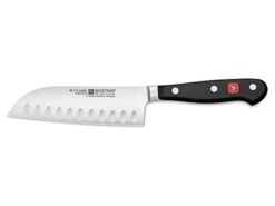 Wüsthof Usthof 4182 Santoku Knife, 5", Black