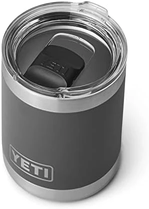 Yeti Rambler 10 Oz Lowball, Vacuum Insulated, Stainless Steel With MagSlider Lid, Black - Image 9