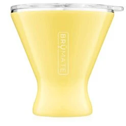 MargTini 10oz Martini Margarita Tumbler - Made With Vacuum-Insulated Stainless Steel (Daisy)