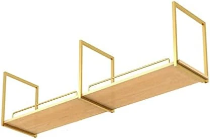 Ceiling Hanging Shelf, Kitchen Bar Counter Restaurant Hanger Shelf, Wall-mounted Flower Shelf 80/100/120cm (Size : 80X30X50CM) - Image 7