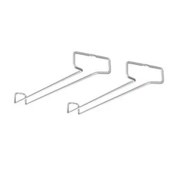 Metaltex Rail Wine Glass Undershelf Rack/Hanger, Set Of 2, 41cm