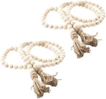 Wooden Bead Napkin Rings,Handmade Napkin Buckles,Natural Wooden Napkin Holders For Wedding Restaurant Table Decoration Home Hotel 6 Pack - Image 7