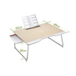 EYHLKM Folding Table-Folding Laptop Table Stand For Bed, Portable Lap Desk Breakfast Tray For Sofa Couch Floor