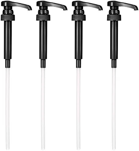 4Pcs Coffee Syrup Pump Dispenser Compatible With Torani Syrup Pump - Creamer Pump For Coffee Syrup Bottle (25.4 Oz-750ml) - Davinci Syrup Pump Bottle Pump Dispenser Coffee Syrup Pumps ALPENKOK - Image 8