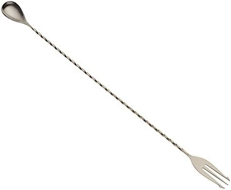 Fork Bar Spoon, End 12 3/8" (31.5 Cm), Stainless Steel - Image 7