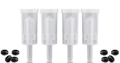 GLIDESTORE 3-Piece Airlock For Fermentation With Silicone Grommets, Airlocks Kit For Preserving, Brewing, Making Wine, Fermenting Sauerkraut, Kimchi (4pcs Airlock And 8 Grommets)