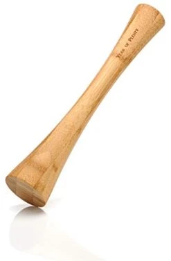 Year Of Plenty 12-Inch Bamboo Fermenting Tamper - For Packing Sauerkraut And Other Healthy Fermented Foods Into Mason Jars | Also Known As A Sauerkraut Pounder, Vegetable Stomper Or Kraut Pounder