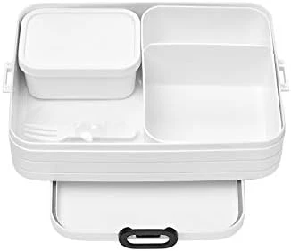 Mepal , Bento Lunch Box Midi With 2 Compartments For Food Storage, A Detachable Box Including A Fork, Portable, BPA Free, Nordic Green, Holds 30.4 Oz, 1 Count - Image 7