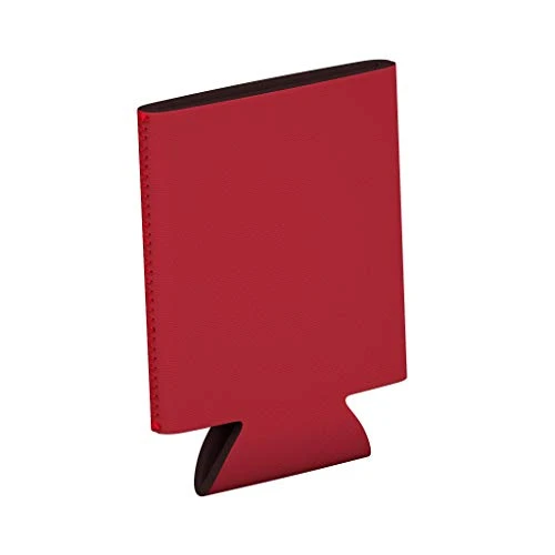 TahoeBay 12 Neoprene Can Sleeves For Standard 12 Ounce Cans Blank Beer Coolers (Red, 12) - Image 2