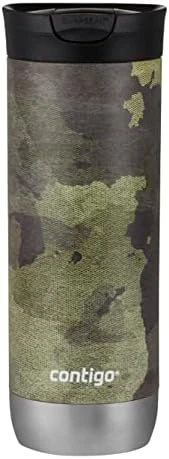 Contigo Huron Vacuum-Insulated Stainless Steel Travel Mug With Leak-Proof Lid, Keeps Drinks Hot Or Cold For Hours, Fits Most Cup Holders And Brewers, 20oz Pink Marble - Image 7