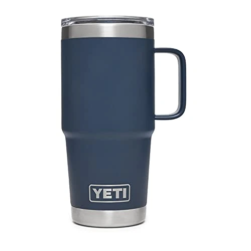 Yeti Rambler 20 Oz Travel Mug, Stainless Steel, Vacuum Insulated With Stronghold Lid - Image 3