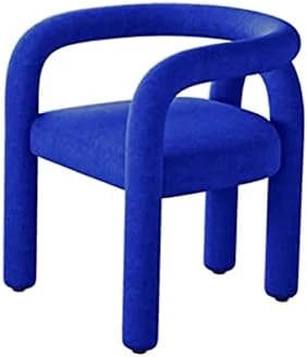 XYMKJ Cosmetic Chair Scandinavian Living Room Furniture Leisure Chair Reclining Dining Chair Cashmere Sofa Armchair Makeup Stool (Color : D, Size : 1 Code) - Image 9