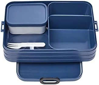 Mepal , Bento Lunch Box Midi With 2 Compartments For Food Storage, A Detachable Box Including A Fork, Portable, BPA Free, Nordic Green, Holds 30.4 Oz, 1 Count - Image 8