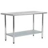 24"x60" Stainless Steel Kitchen Work Table Commercial Kitchen Restaurant Table