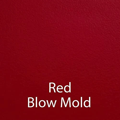 30"x60" Short Commercial Folding Table, Height Adjustable (17"-27") Red Light Weight, Waterproof, Virtually Indestructible Blow Molded Plastic Top, Steel Ladder Frame, Made In The USA - Image 4