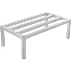 Uminum Dunnage Rack | Storage In Restaurant, Kitchens And Garages And More! (24" Long X 14" Wide | Height: 8" Off The Floor)